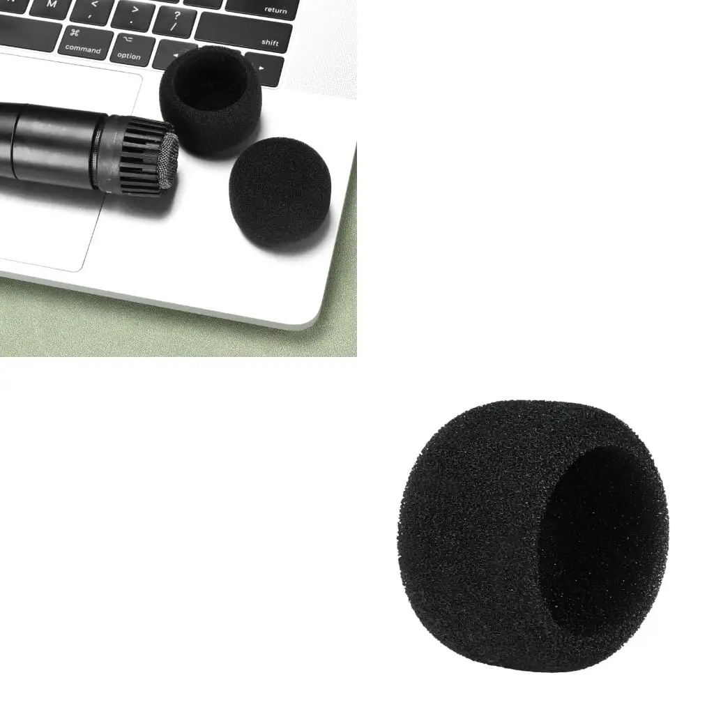 Microfone pequeno pára-brisas alto desempenho microfone pára-brisas filtro microfone som claro para microfone SM57