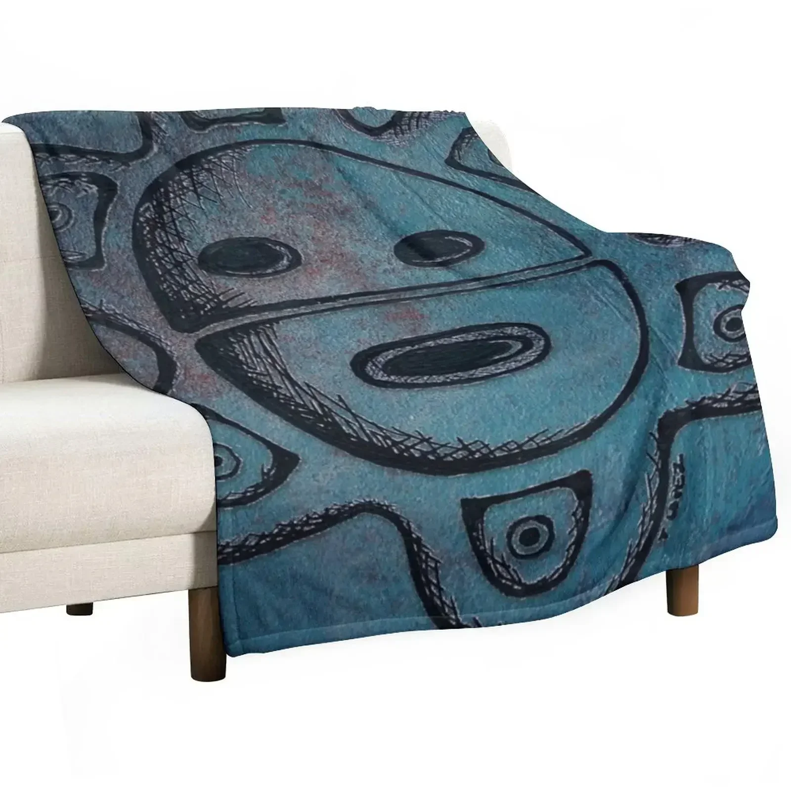 Taino Sun Throw Blanket Luxury Beautifuls Thins Blankets