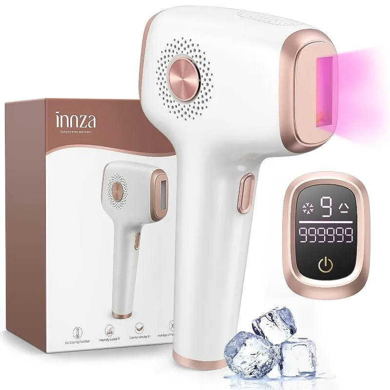 

INNZA Laser Hair Removal with Ice Cooling Care Function for Women Permanent,999,999 Flashes Painless IPL Hair Remover