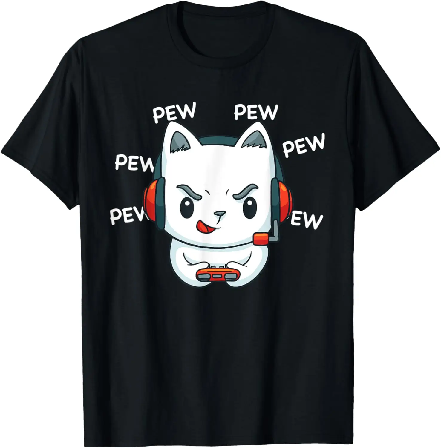 

Gamer Cat - Online Gaming Computer Video Games T-Shirt