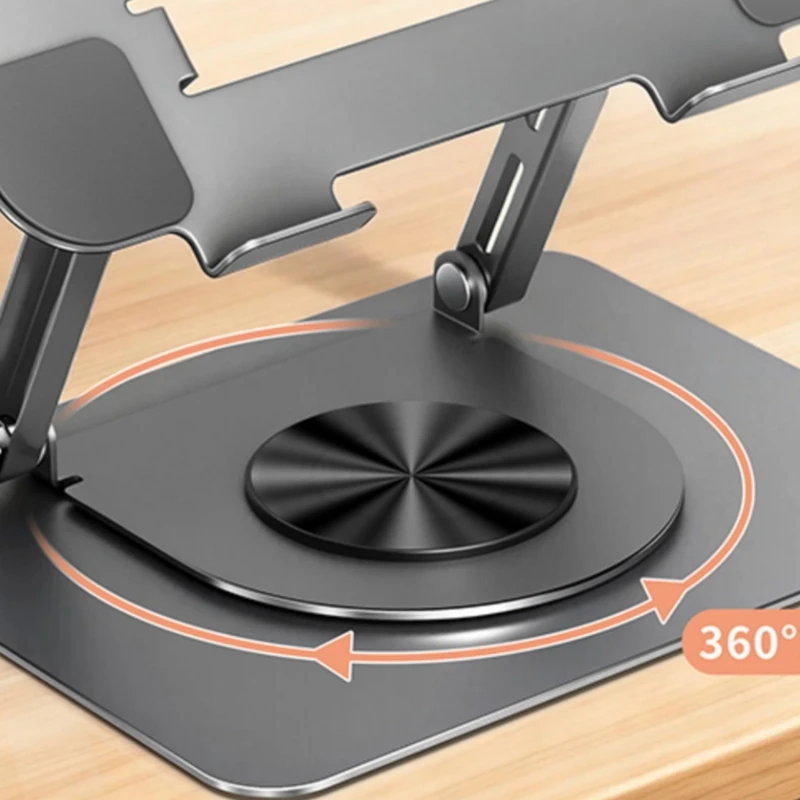 

Adjustable Laptop Cooling Stand Double Axises Lift Design for Up To 17Inch Devices