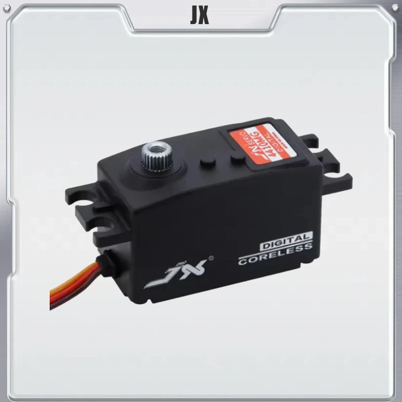 

JX Servo PDI-4410MG 10Kg High Precision Metal Gear Low Profile Coreless Servo 120 Degree 1/8 1/10 RC Car Steering Digital Servo