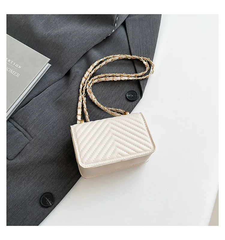 2026 5 Farben NEUES Design Taschen für Damen, Trendige neue Mini-Umhängetaschen im Western-Stil mit Kette, Modische Elegante Taschen – Detail 2