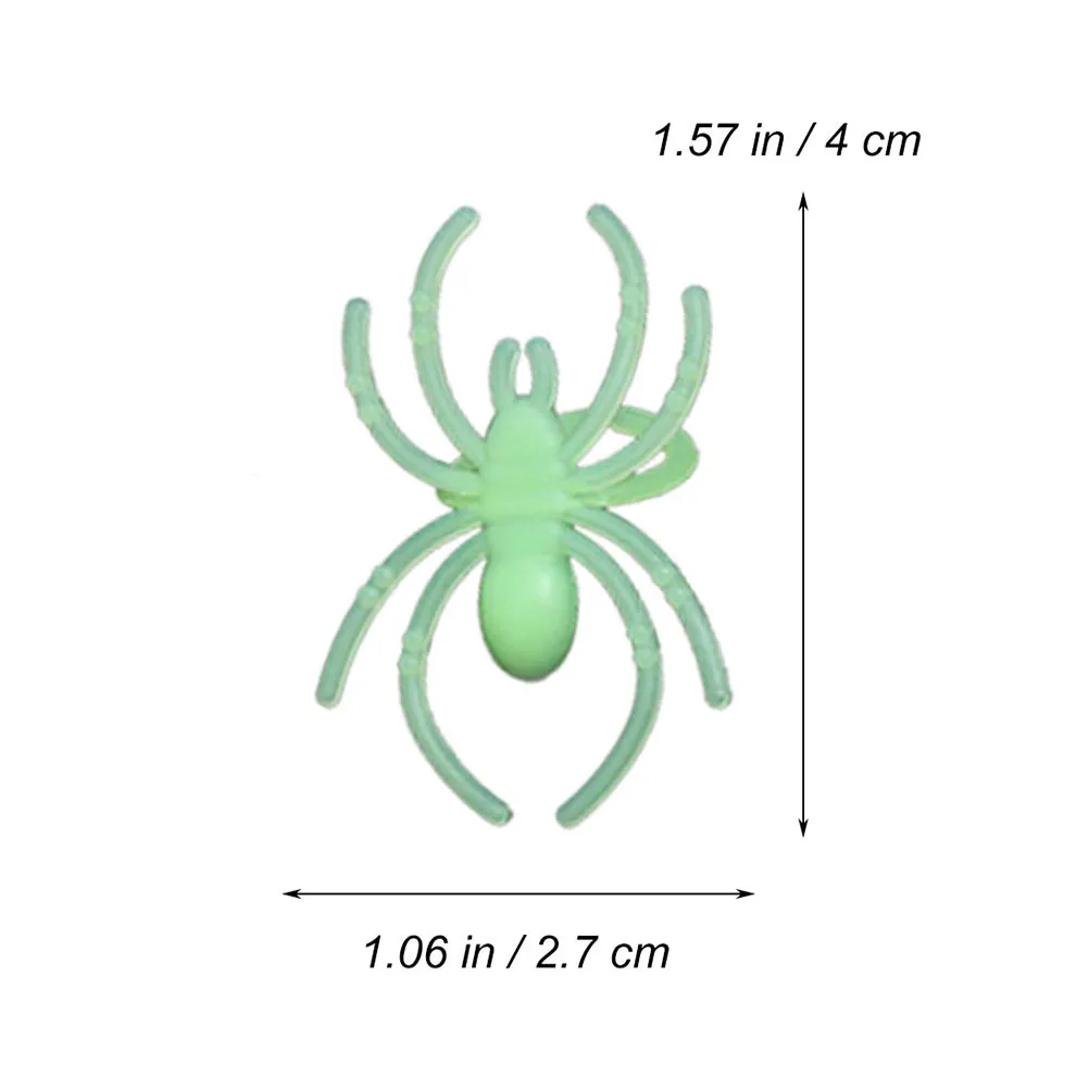 

24 Pcs Fluorescent Rings Glow in Dark Halloween Glowing Toys Light up Ring Party Favors Decor Carnival Prizes Dancing Supplies