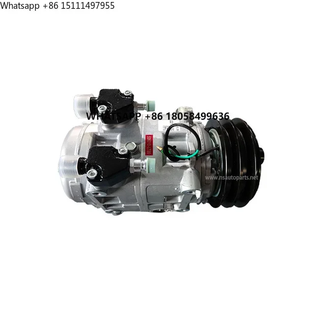 Durable Auto Parts Bus 24v Air Conditioner R134A Cooling Car Small Electric Ac Compressor 12v