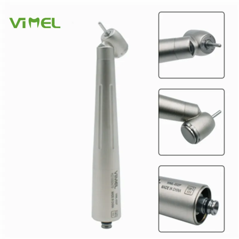 In Stock A quality increasing red ring 1:5 with light contra angle handpiece Push Button dental handpiece Supplier