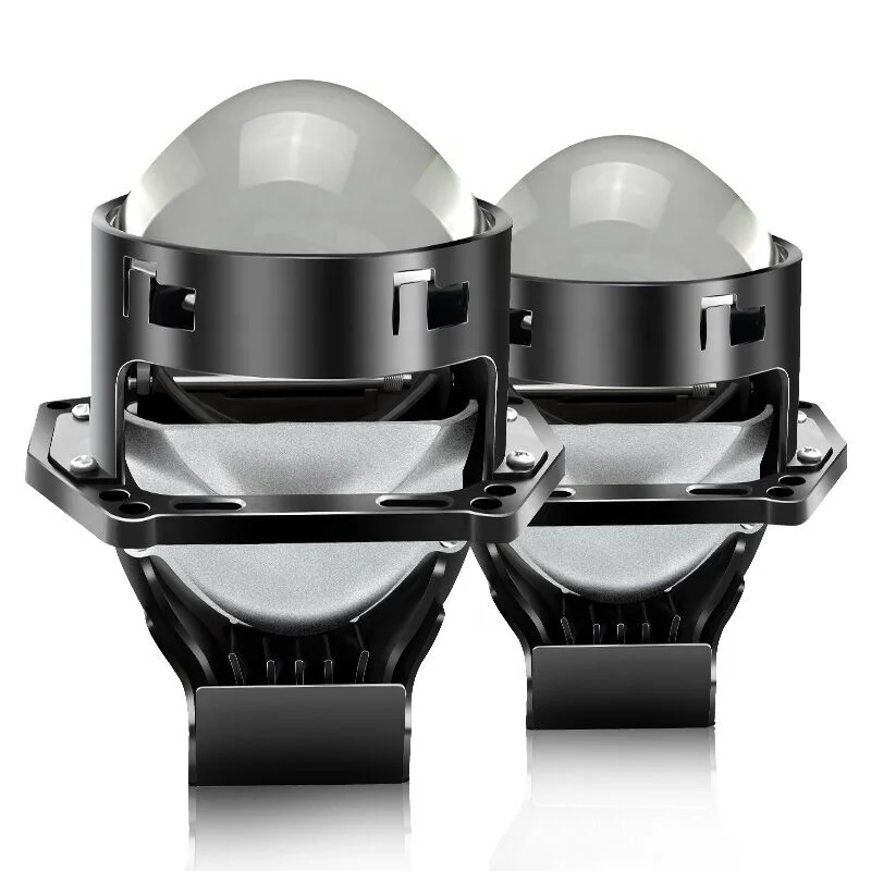 Ultra 200W High Low Beam All-in-one Projector Bi Led Headlights Spotlight Fog Lights Light Bulb Universal for Cars Motorcycles