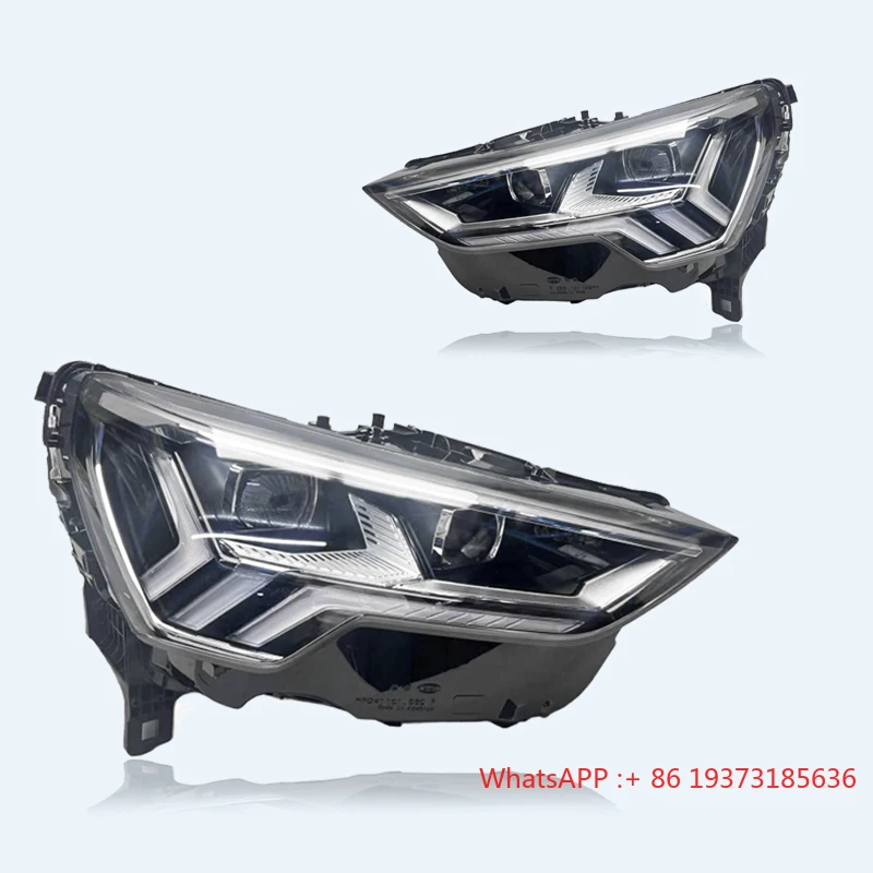 High Configuration Matrix Headlights for Audi Q3 2019-2025 High Quality Car Headlamps 6000k Color Manufacturer Direct Sales