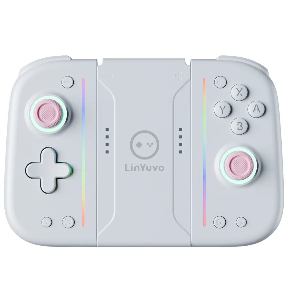

LinYuvo Wireless Switch Controller for Nintendo NS/OLED,Wireless Joypad Controller with Adjustable Vibration&Large Battery