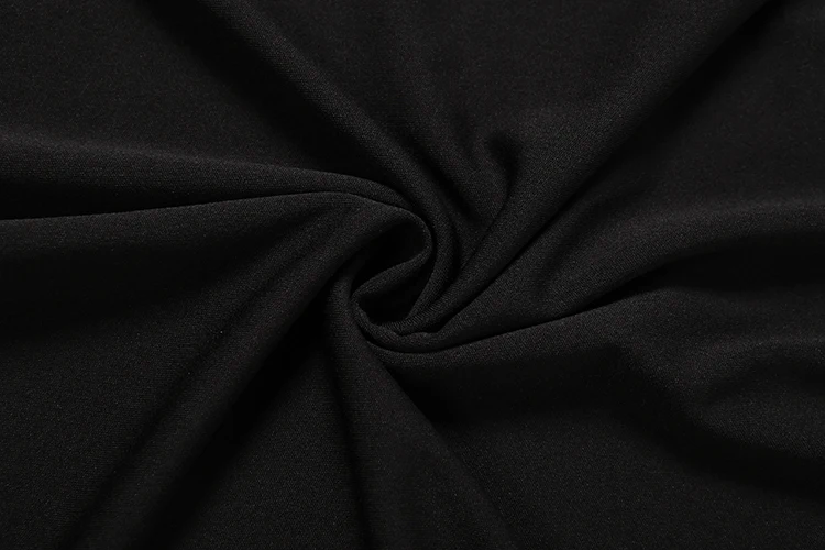 Weird Puss Sexy Rückenfreies Kleid Damenmode Klassisches Gerafftes Neckholder-Rollkragenkleid mit Perlen-Patchwork und Band, Trendiges Party-Club-Bodycon-Kleid – Detail 12