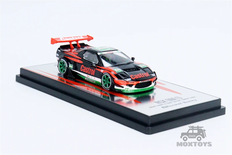 Inno 1:64 Honda NSX (NA1) v2 aero castrol takata  Collection of die-cast alloy car decoration model toys