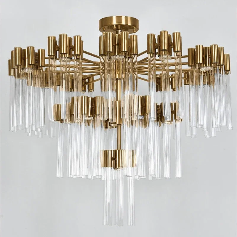 aipaite lustre de cristal de luxo quarto e sala de jantar lampadas led dourado luzes modernas da sala cores mudando de cor 01