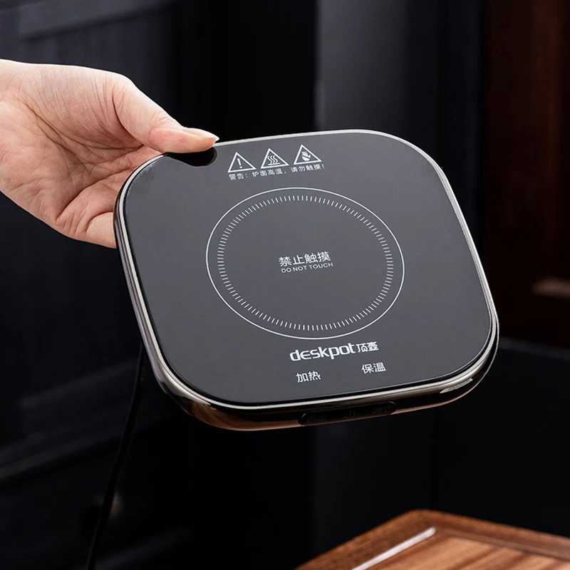 220V Riscaldatore di Tazze Scaldatazze Sottobicchiere Riscaldatore Elettrico Stufa Piatto Fornello Caldo Tè Caldo Warmer Pad Per Caffè Tè Al Latte 5 Gear