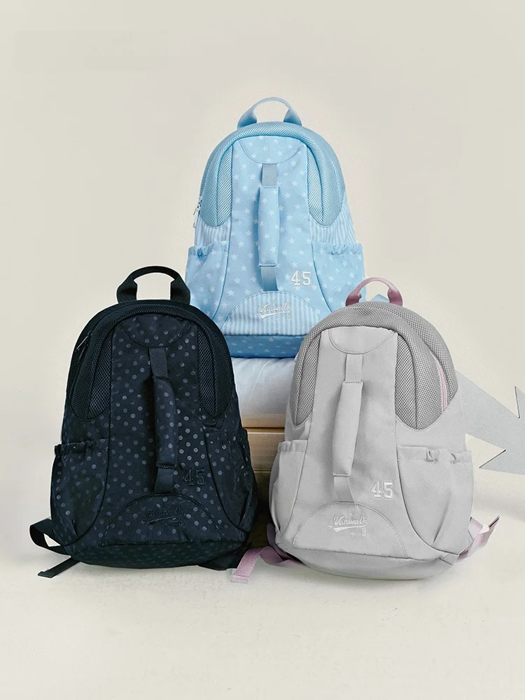 VANWALK Fruit Power Large Capacity Sports Travel Hiking Women's Backpack Sweet School Style Double Layered Shoulder Bag
