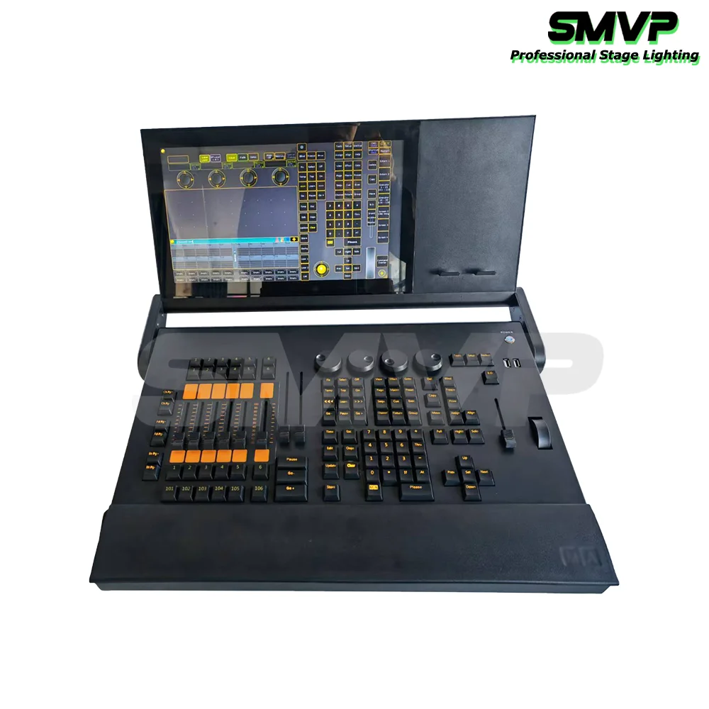 Hot Lighting Console i7 CPU motherboard DMX512 Controller Dark Horse Flank DMX Controller Stage Computer Console For DJ Disco
