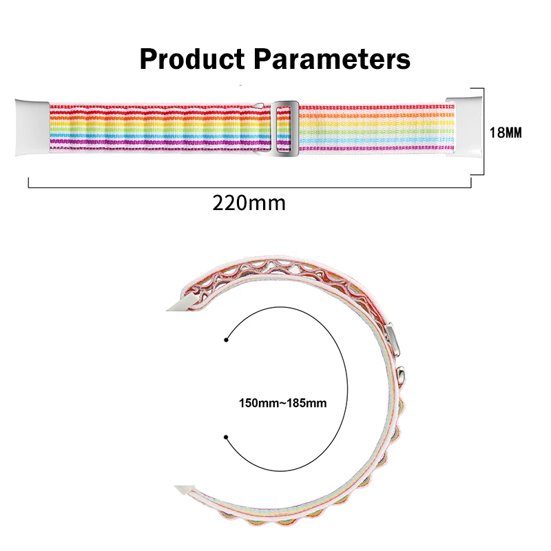 Correa de bucle alpino para Xiaomi Mi Band 7 Pro, pulsera deportiva de repuesto para reloj inteligente Xiaomi Band 7 Pro