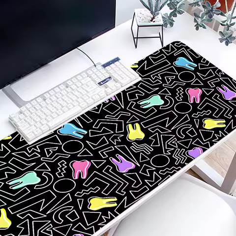 The Dentist Tooth Mousepad Large Gaming Mouse Pad LockEdge Thickened Computer Keyboard Table Desk Mat