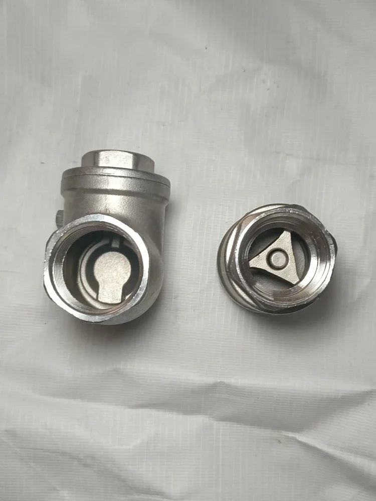 Edelstahl Innengewinde Rückschlag ventil cf8 Einweg-Rückfluss klappe horizontal stehend