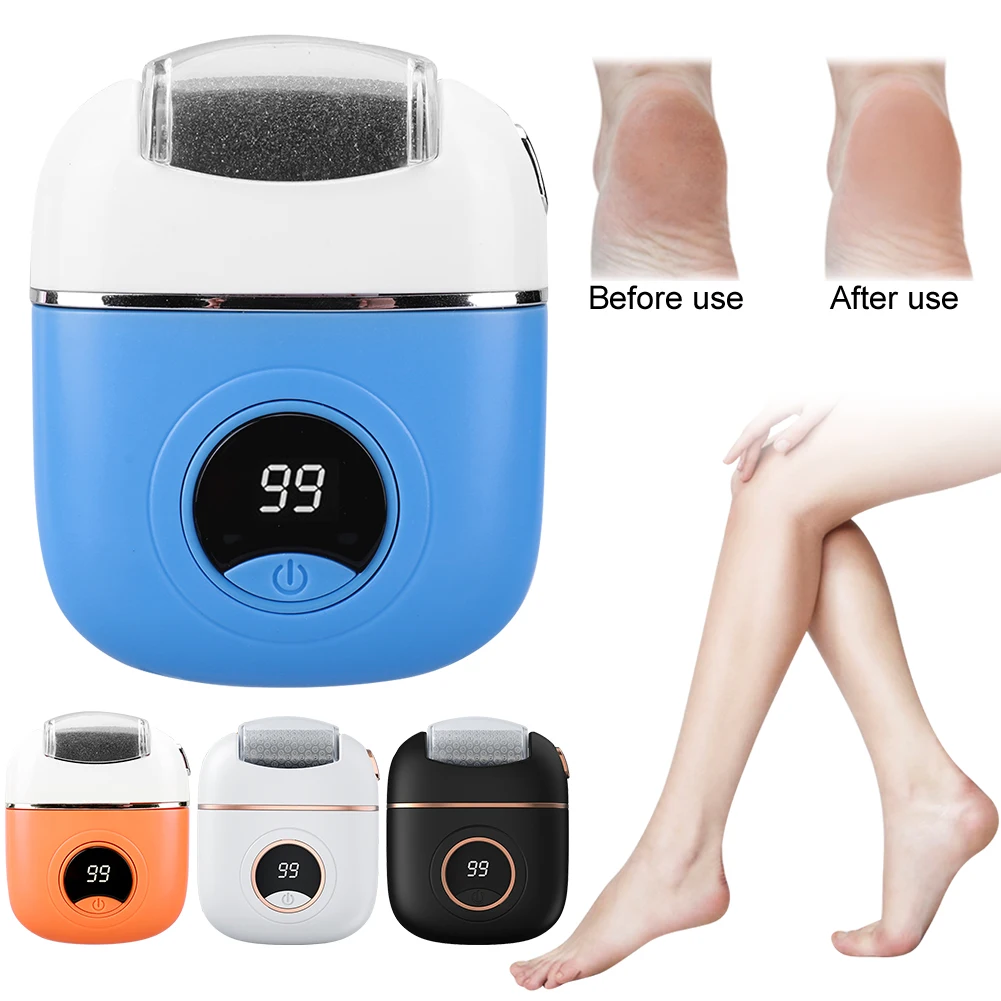 Electric Foot Grinder Foot Callus Remover Digital Display Foot Grinding Machine USB Rechargeable Foot Exfoliator for Men & Women