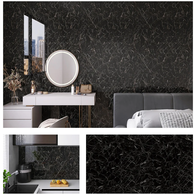 PVC 30x30cm Self-adhesive Marble Tiles Sticker Waterproof  Tile Wall Sticker  Livingroom Decor Imitation Ceramic Tile