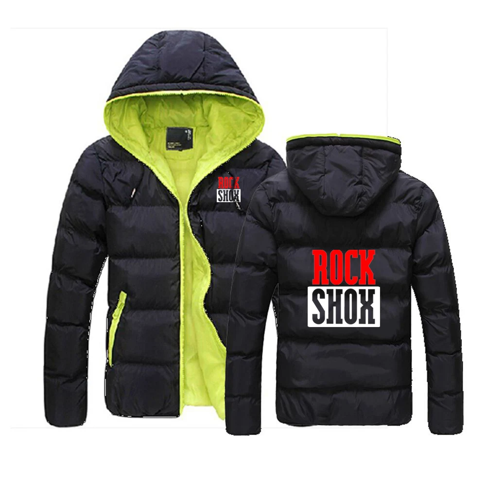 

2024 Rock Shox Rockshox Moutain MTB Biker Bicycler Men Spring Autumn Cotton Jacket Casual Hooded Comfortable Solid Color Coat
