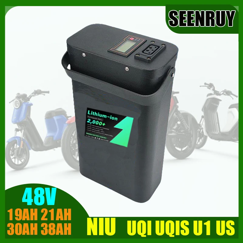 

NIU UQI UQIS U1 US 19AH 21AH 30AH 38AH LI-ION Battery Lithium with Smart BMS Bluetooth for Electric Vehicle