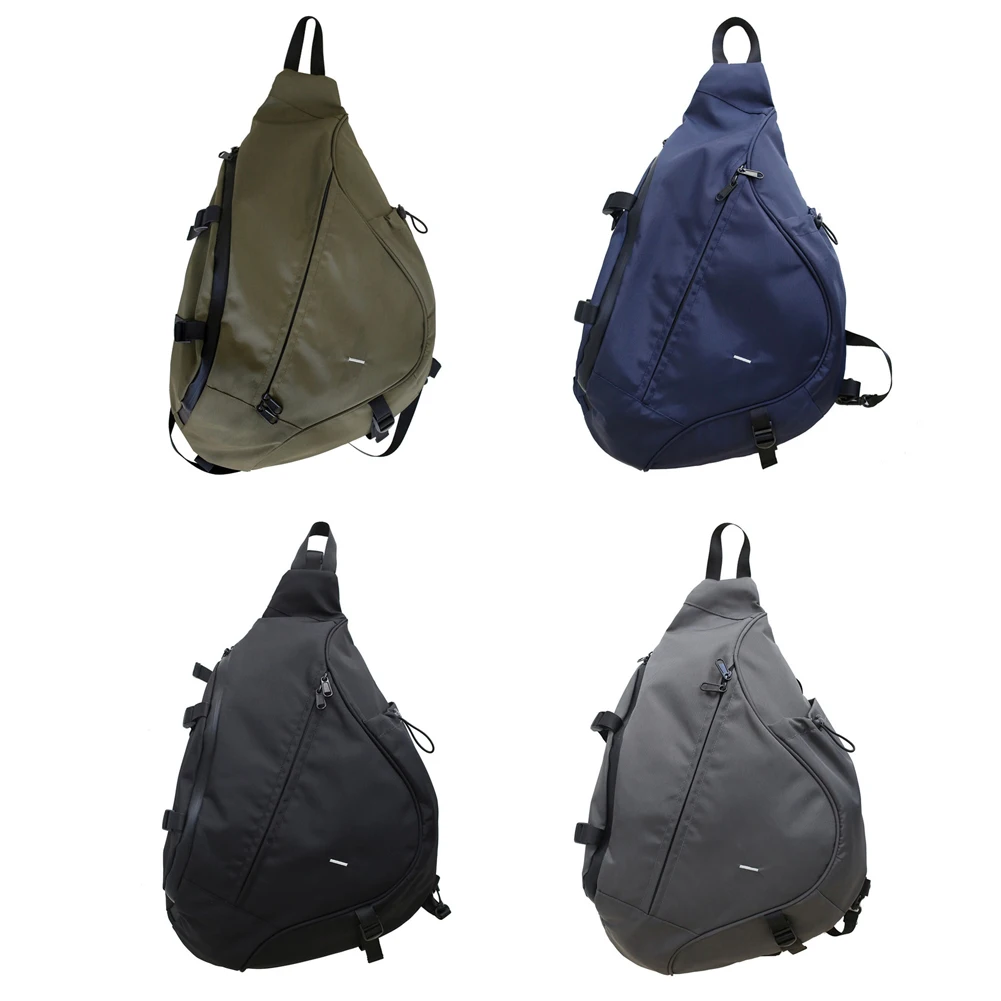 

Сумка на плечо, большая вместительная дорожная нагрудная сумка, нейлоновая модная повседневная простая портативная регулируемая сумка для выходных и отпуска