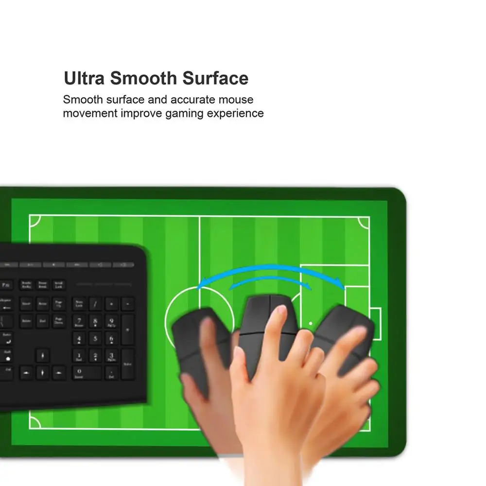 Soccer Desk Pad Football Field Gaming Mousepad Personalize Desk Mat Keyboard Pad Large Desk Pad Xxl Gamer Mousemat Football Gift