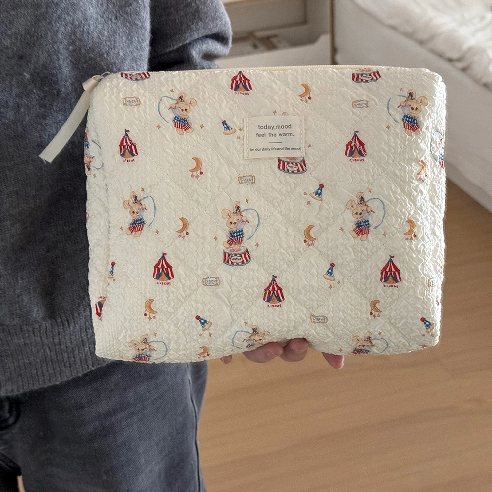 Mode Neue Cartoon Kaninchen Mädchen Make-Up Tasche Tote Kosmetische Veranstalter Stepp Beutel Handtasche Damen Kawaii Zipper Lagerung Tasche – Detail 6