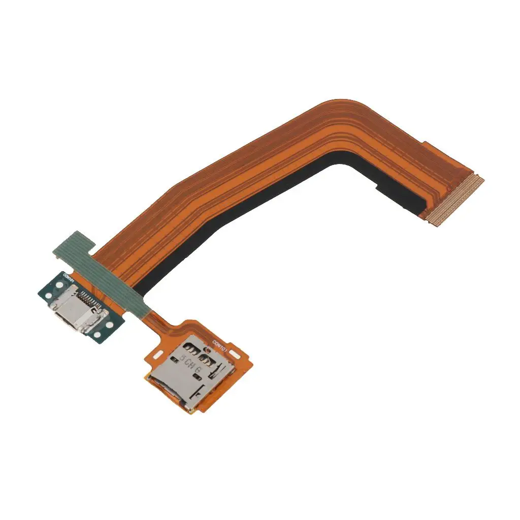 Charging Flex Cable Ribbon Mic Connector USB Charging Port Tablet Repair Component for Samsung Galaxy Tab S 10.5 SM-T800