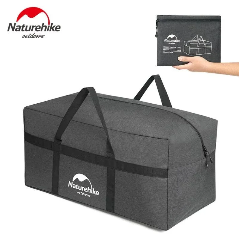 

Сумки для хранения Naturehike 45 л, 100 л, складные, прочные, большой вместимости, для путешествий, семейного кемпинга и активного отдыха на природе