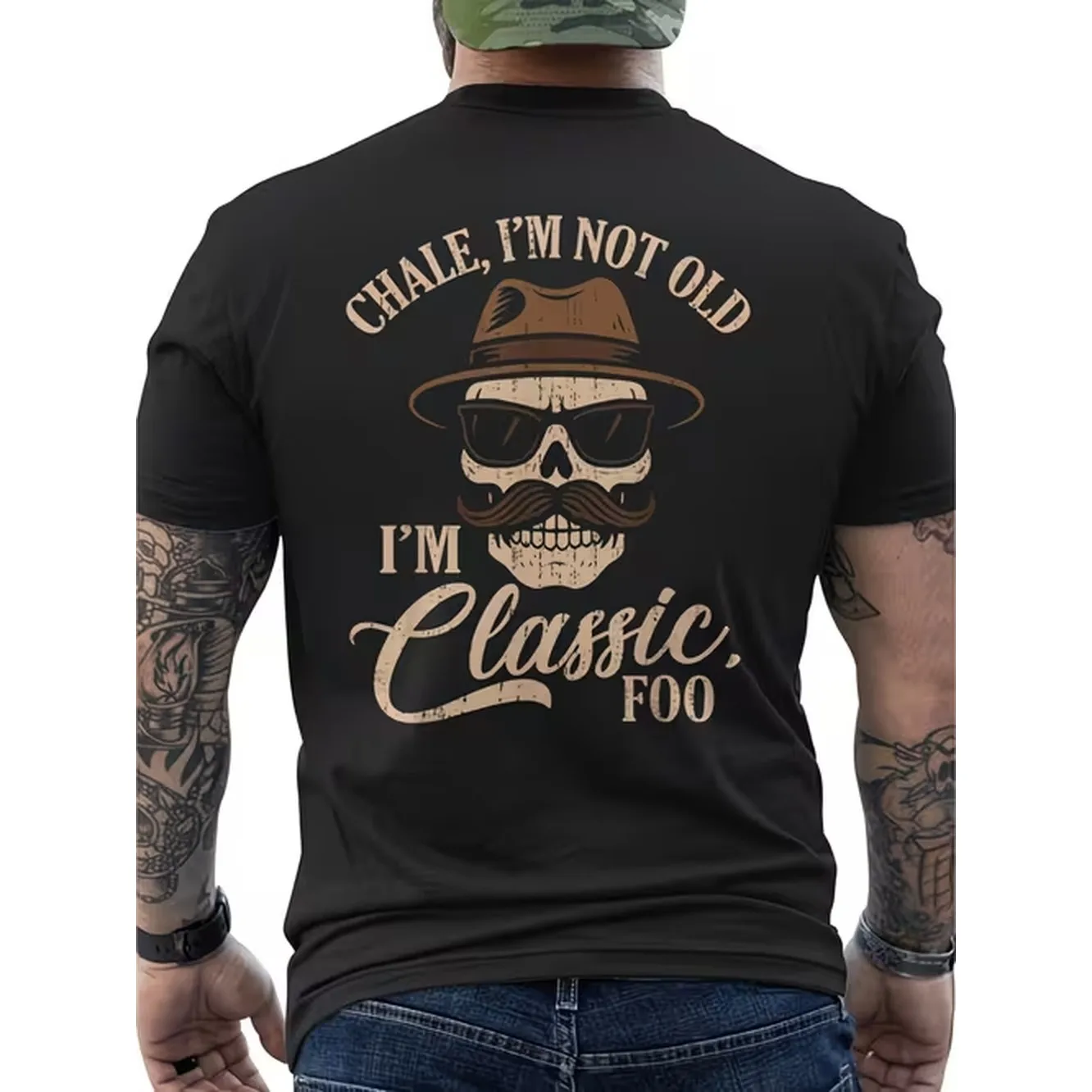 Im Not Old Foo Chicano Lowrider Mens T Shirt Unisex For Daily Wear 2026 Funny Mens T Shirt Summer Trendy Streetwear Fashion Top Quality Comfortable Casual Printed T Shirt Pure 180G