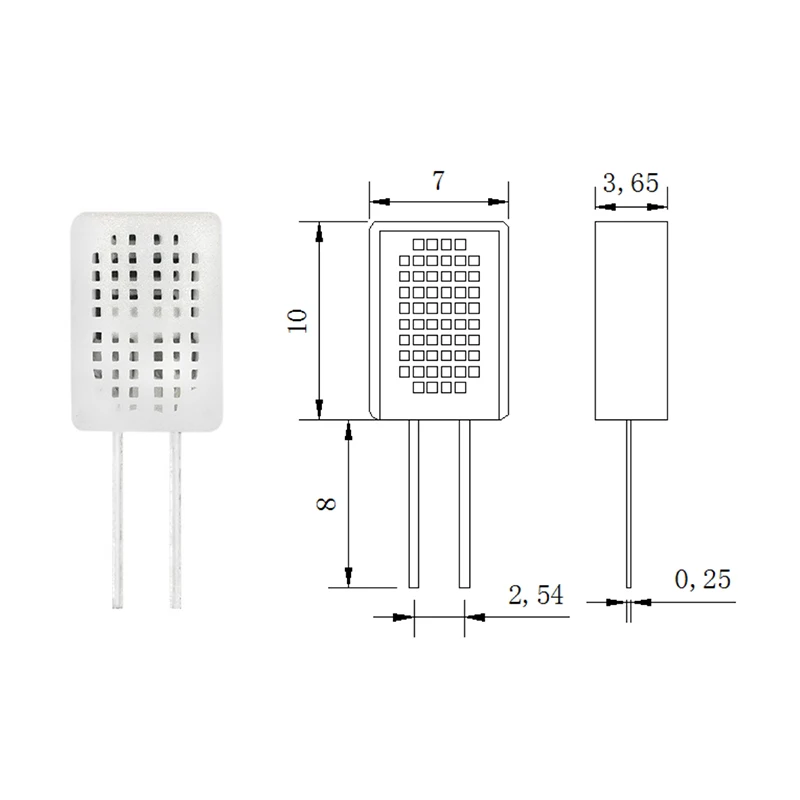 YYS Humidity sensor moisture sensitive resistor With Case Replaced HIS-06 Humidity sensitive resistance dehumidifier HRS-06