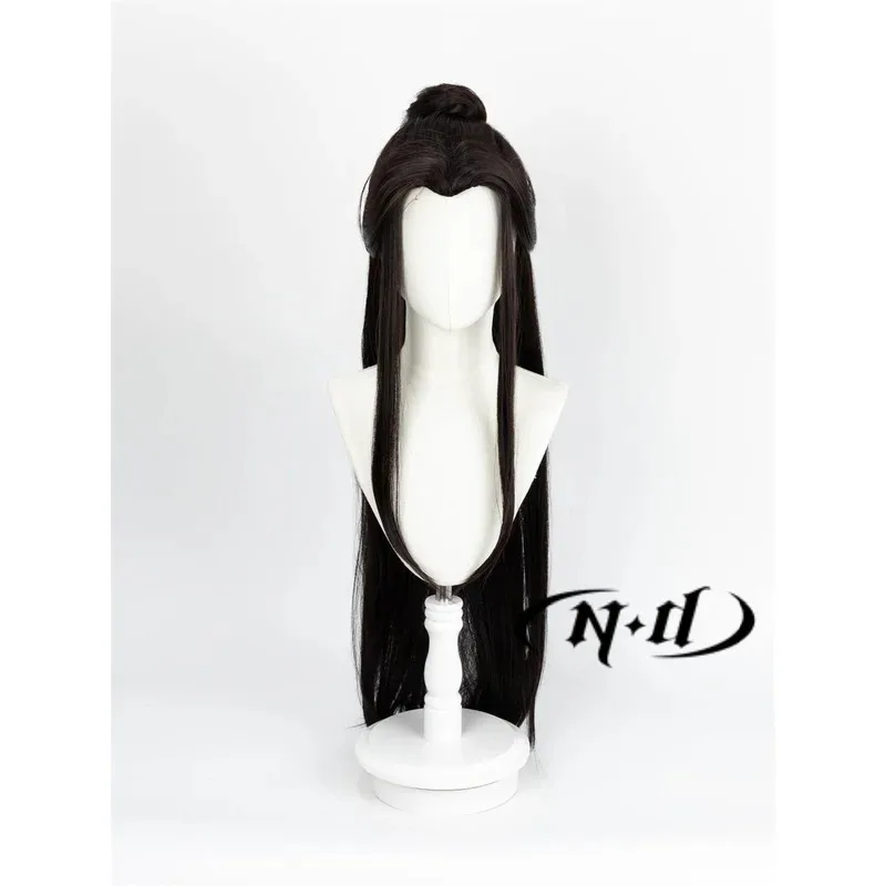 CyND Xie Lian شعر مستعار تأثيري أنيمي تأثيري السماء الرسمية نعمة شعر أسود طويل للحزب موضوع مقاومة للحرارة كانيكالون