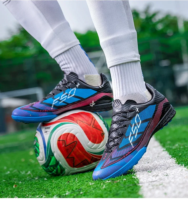 Neue Herren Fußballschuhe Match Sneakers Rutschfeste Fußballschuhe für Rasen Outdoor-Sport Trainingsschuhe Professionelle Ultraleichte Unisex-Schuhe – Detail 30