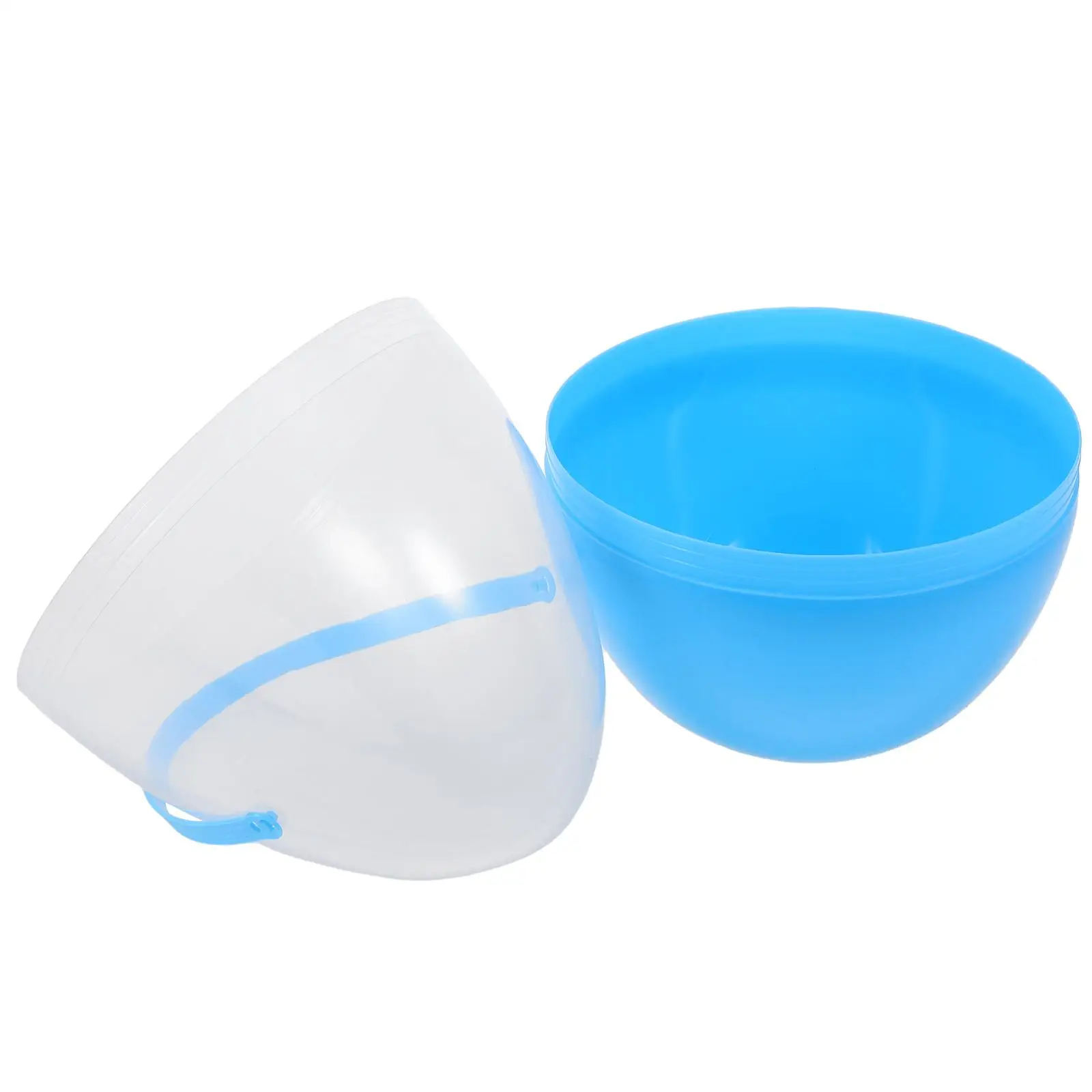 

25cm Opening Easter Eggs Clear Handles Decoration Hunt Containers Plastic Fillable Large Empty Carrots Shaped Buckets