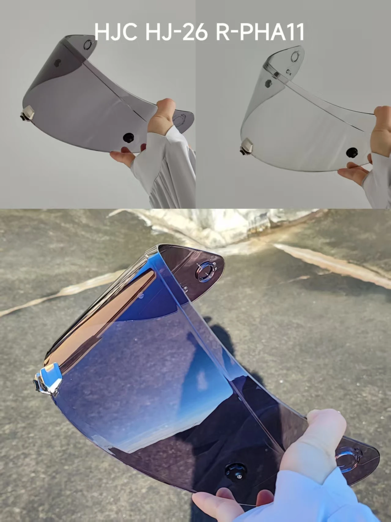 

HJ26 Face Shield Visor Accessories for HJC Rpha70 Rpha70 Carbon Rpha11 Rpha11 Carbon HJ26st HJ26 Helmet Lens Moto Replacement