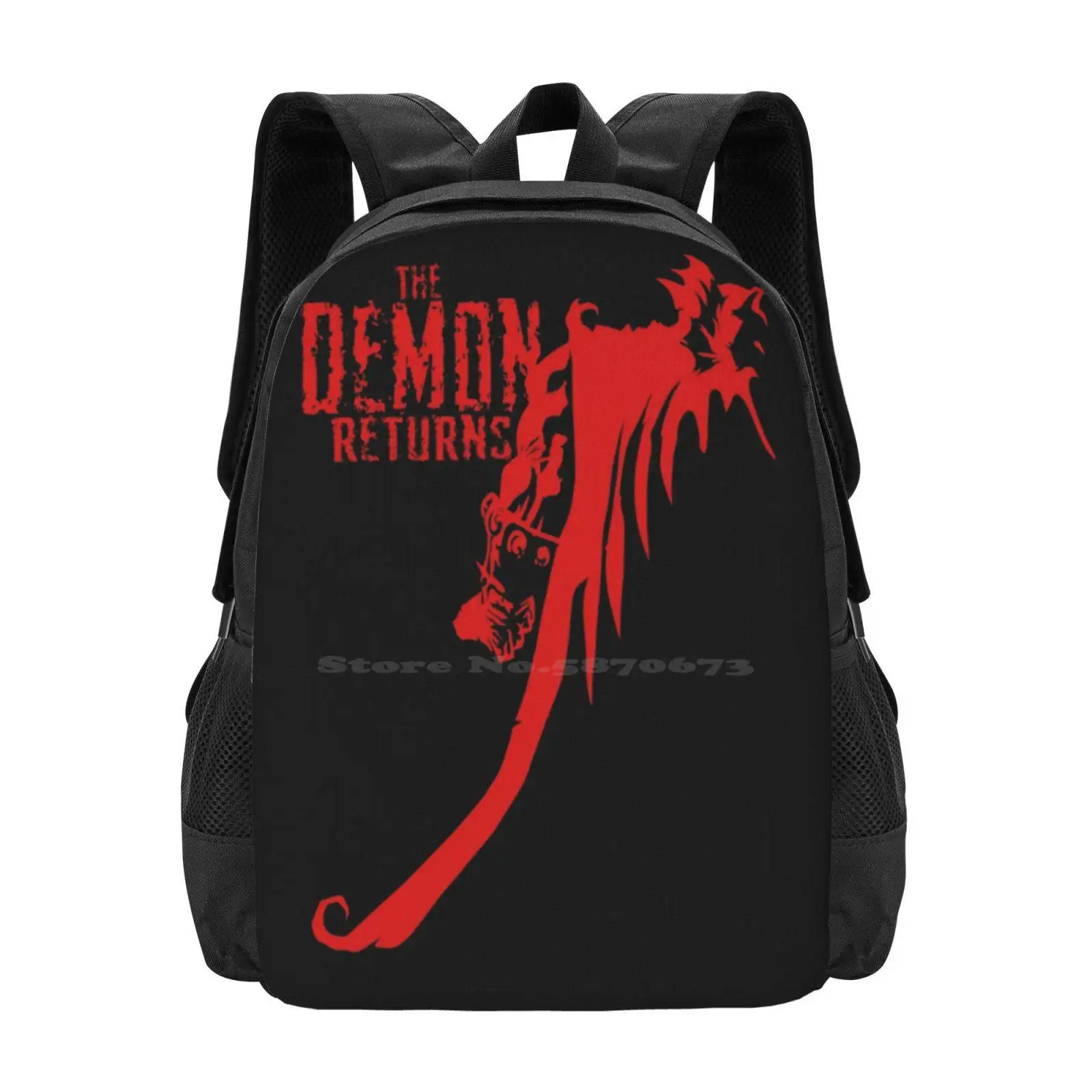 The Demon Returns Hot Sale Schoolbag Backpack Fashion Bags Comics Mashup Parody The Demon Etrigan Frank Miller The Dark Knight