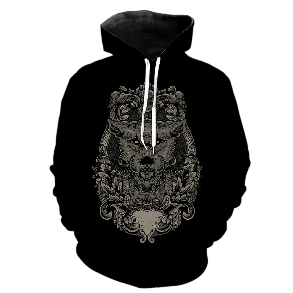 

Diablo Style Men's Hoodies Sweatshirts 3D Print Fashion Cool Teens Long Sleeve With Hood Jackets Streetwear 2022 Hot Sale Unisex