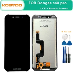 Écran tactile LCD pour téléphone portable, remplacement de l'assemblage, travail garanti, DOOGEE S40 Pro, Dooduextrêmes S40Pro, Original