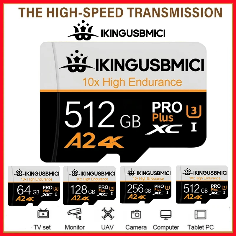 Quick Memory Card 256GB 32GB 64GB SD Cards TF Cards Micro TF SD Card Mini Size for Dash Cam/Speaker/MP4 Player/Dashcam/Toy