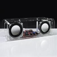A92Z DIY Bluetooth Speaker Kit USB Mini Home Stereo Sound Amplifier DIY Electronic Kits for Soldering Practice Without Shell
