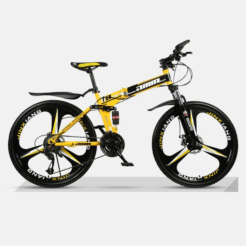 

Good Quality Custom 21 27 Speed Gear Cycles Full Suspension Folding Mountain Bicycle Bike for Adults 26 27.5 29Inch