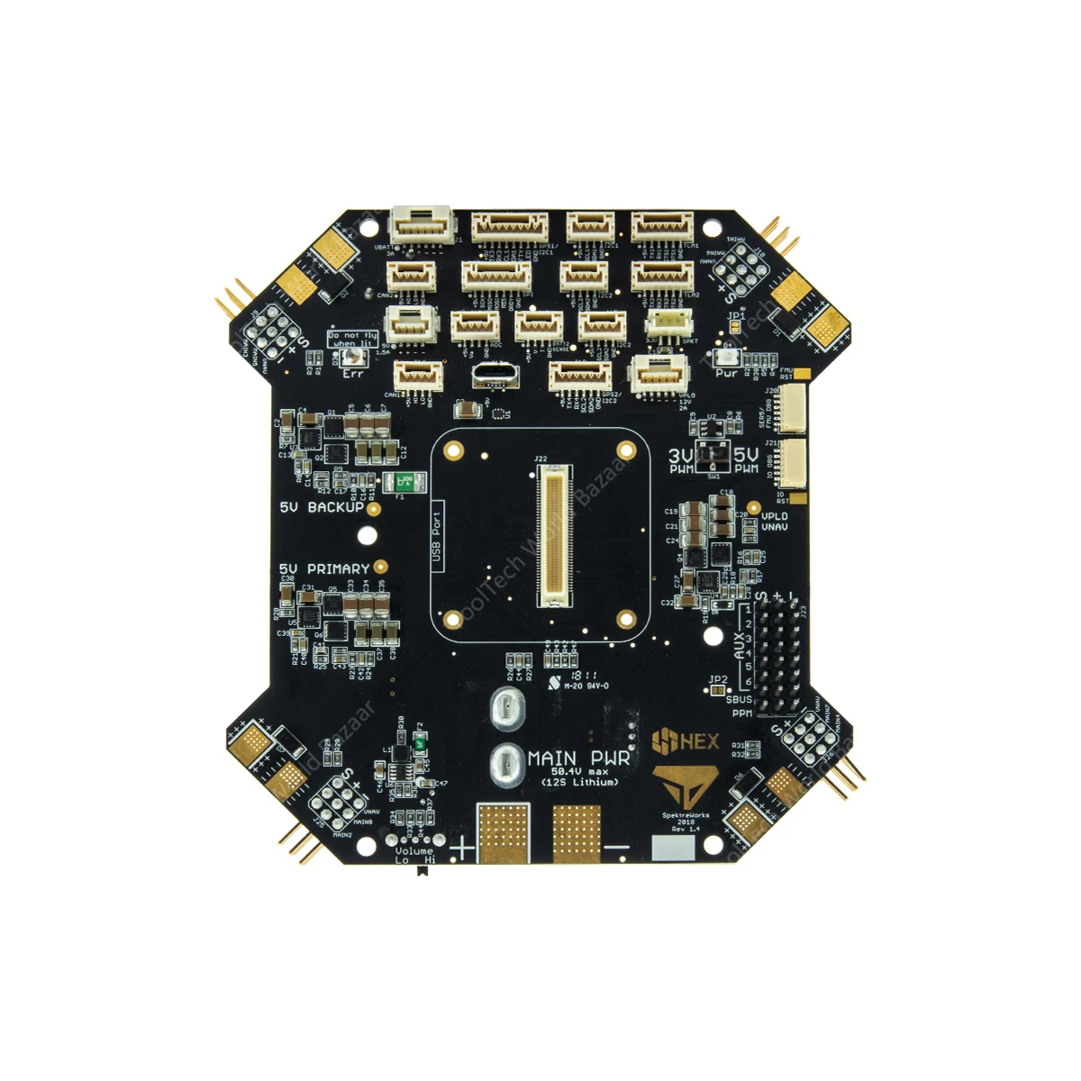 Pixhawk multi-axis carrier board Adapted to cube main control module Power distribution Large carrier board