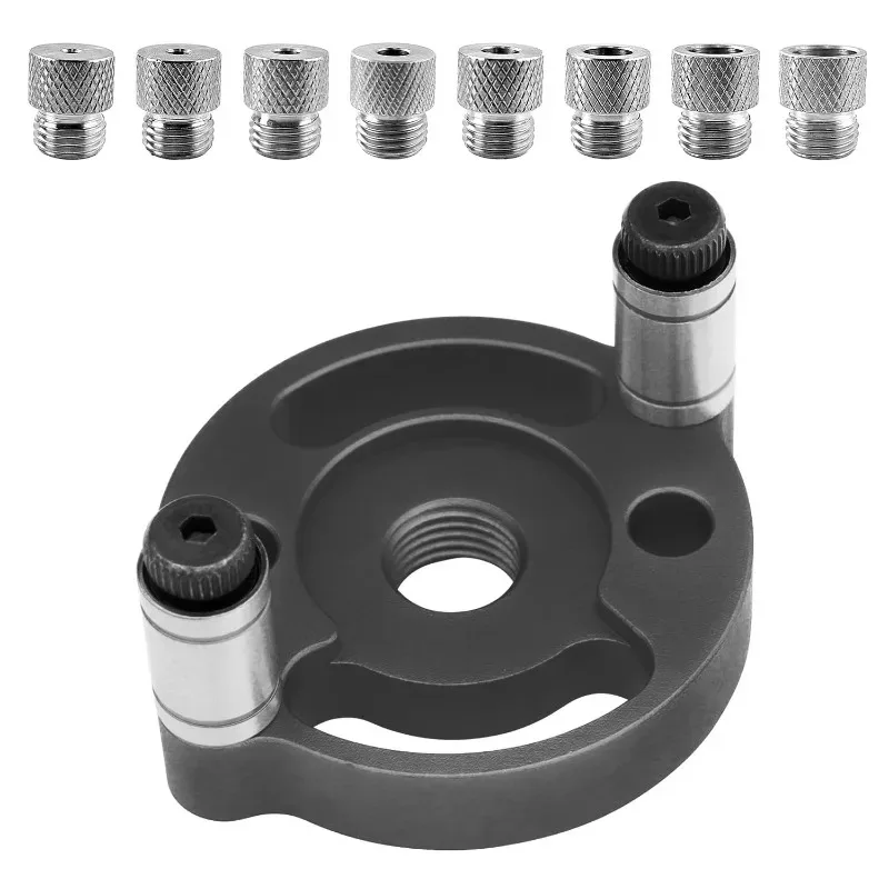 مع 3/4/5/6/7/8/9/10 مللي متر البطانات الحفر من الفولاذ المقاوم للصدأ ثقب مستقيم فتاحة المعونة الحفر العمودي ، طقم ثقب الجيب العمودي #2