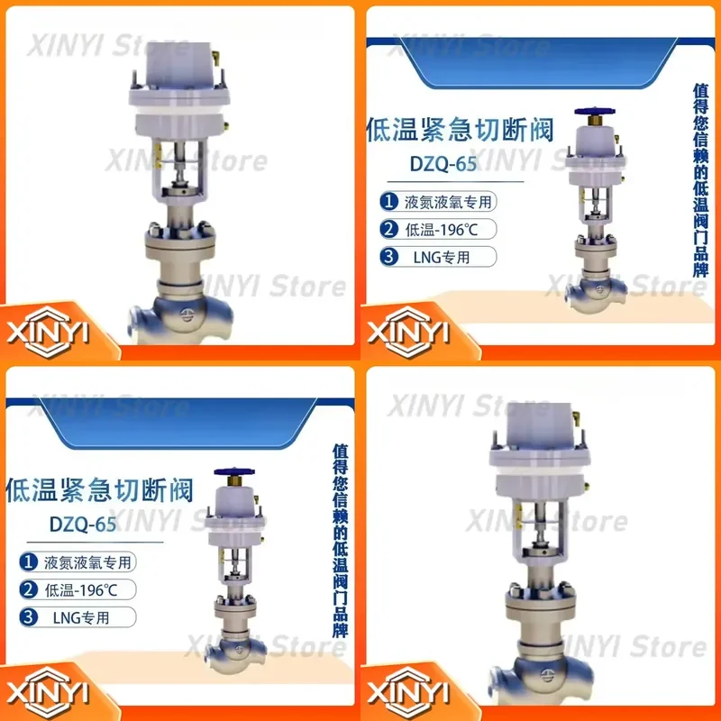 Vacuum Jacket Low-Temperature Emergency Shut-Off Valve DZQ-65 for Industrial Cryogenic Systems