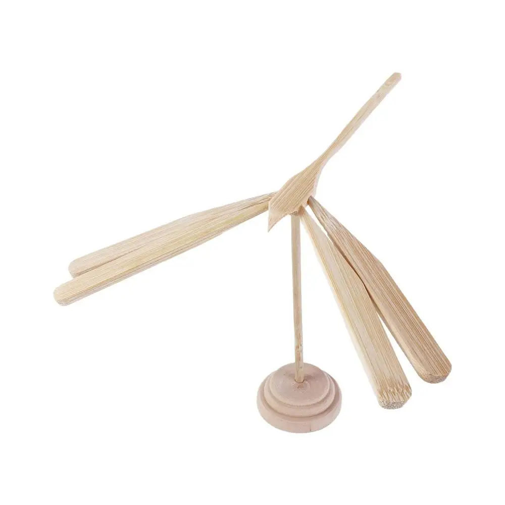 

Educational Educational Toys Balanced Bamboo Dragonfly Wooden Flying Arrow Toys Balance Dragonfly Toys Scientific Display Model