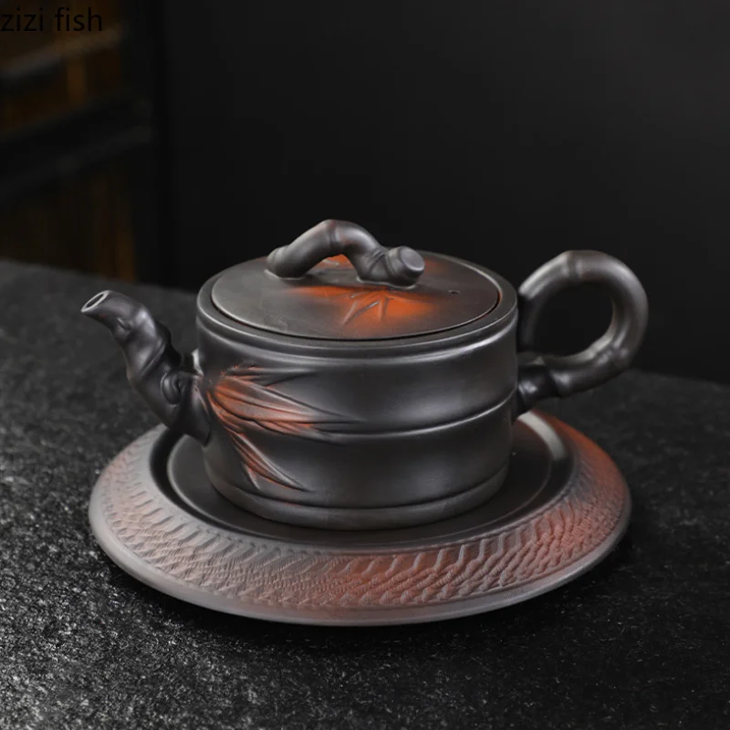 Purple Clay Pot Ceramic Teapot Tea Making Tools Tea Infuser Kettle Kung Fu Teaware Teas Making Utensils Tea Art Accessories