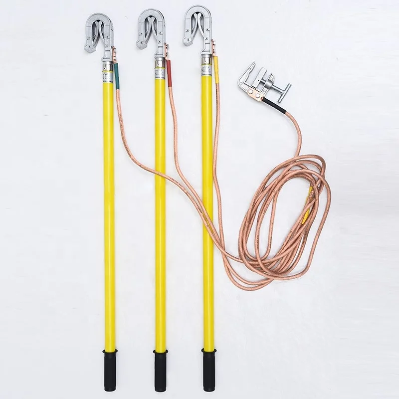 

Ground Earth High Voltage Grounding Rods Earth Set with Copper Grounding Wire