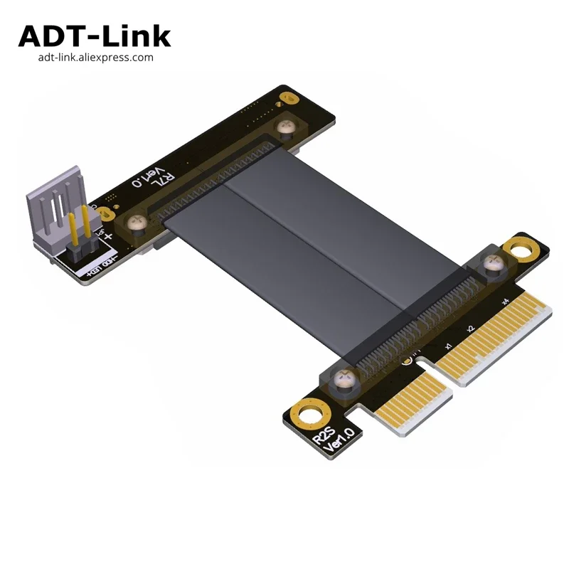 U.2 to PCI-E 3.0 X4 SFF-8639 Riser Cable Gen3.0 for U.2 NVME SSD - Data Transfer Extension 4 PCIe 4x Solid State Interface